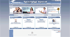 Desktop Screenshot of egeszsegugyikepzes.hu